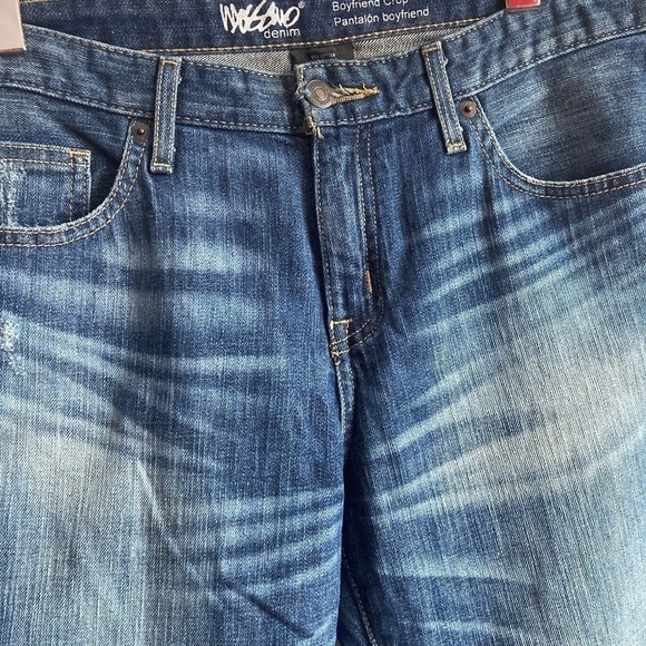 Mossimo Cropped Jeans Boyfriend Crop Stretchy size 6 - Picture 3 of 7